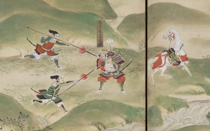 End-of-Baba-Nobuharu(Six-fold-screen-of-The-Battle-of-Nagashino)
