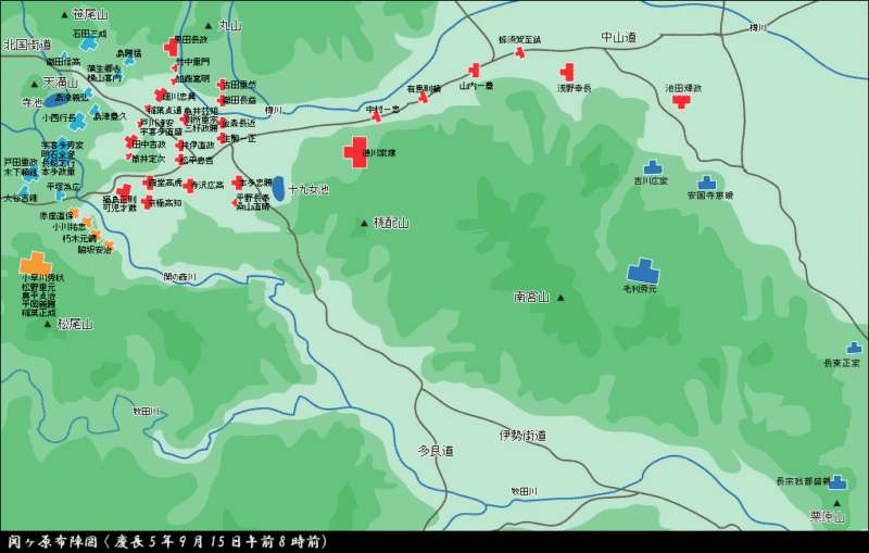 The-Battle-of-Sekigahara-Formation-Map
